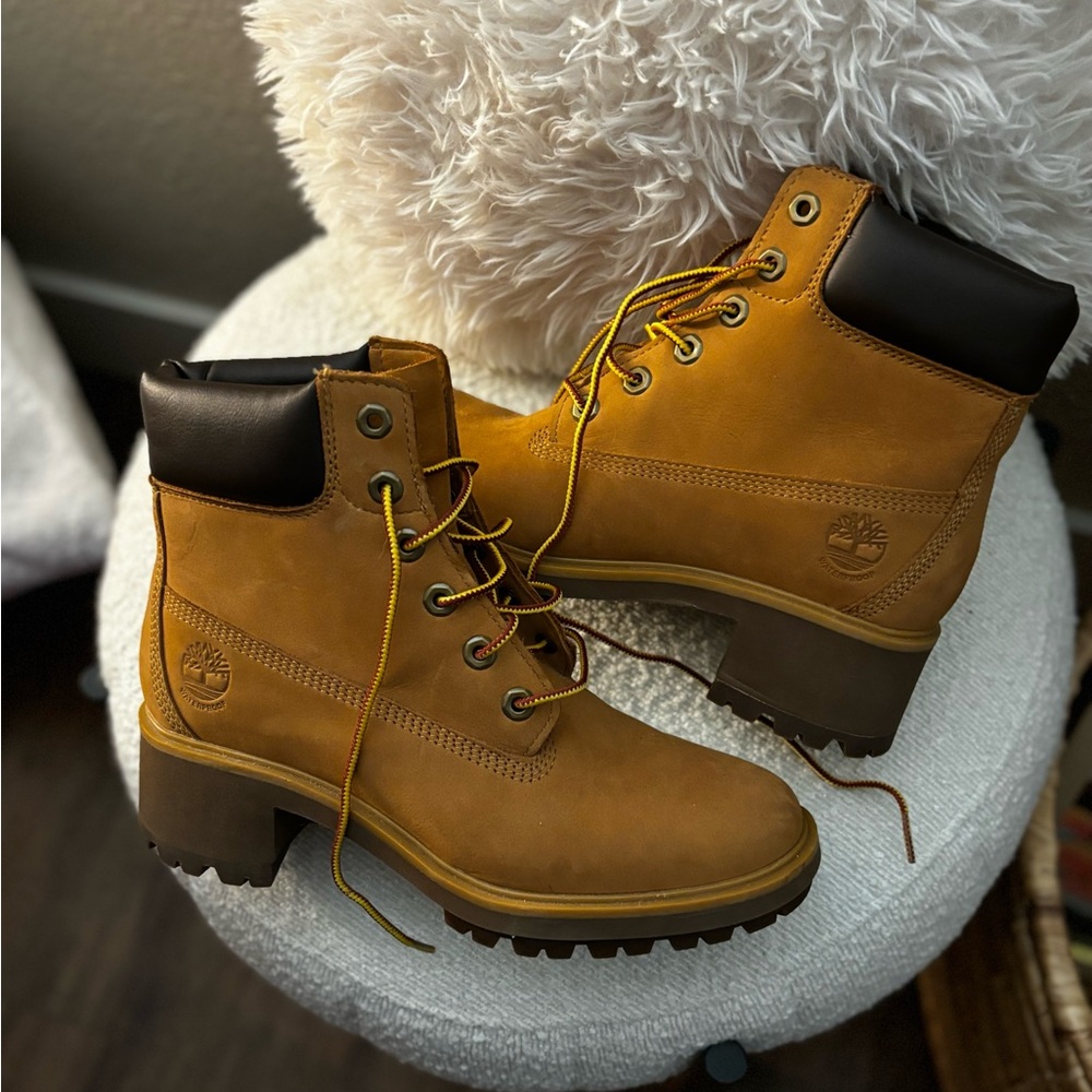 Timberland Women's Tan Leather Boots